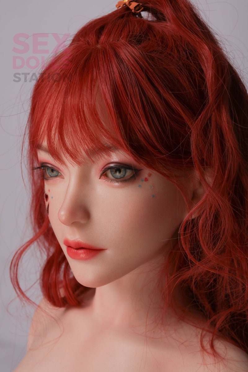Poppy- Realistic Red hair TPE Silicone Head Sex Doll - Image 15