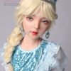Alice- Realistic Asian TPE Silicone Head Sex Small Doll