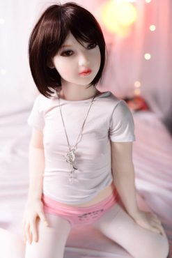 Alternative view of Elins- 122CM Flat Chest Black Hair Mini TPE doll