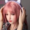 Mumu-148cm Ultra Realistic  Pink Wig TPE silicone Sex Dolls