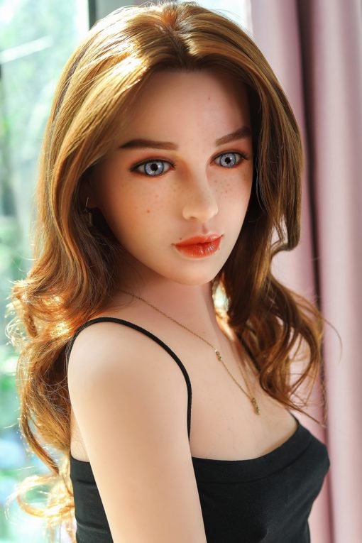 Angela-159CM Bonld Hair Beatiful Sex Doll Silicone Head - SexDolls Station