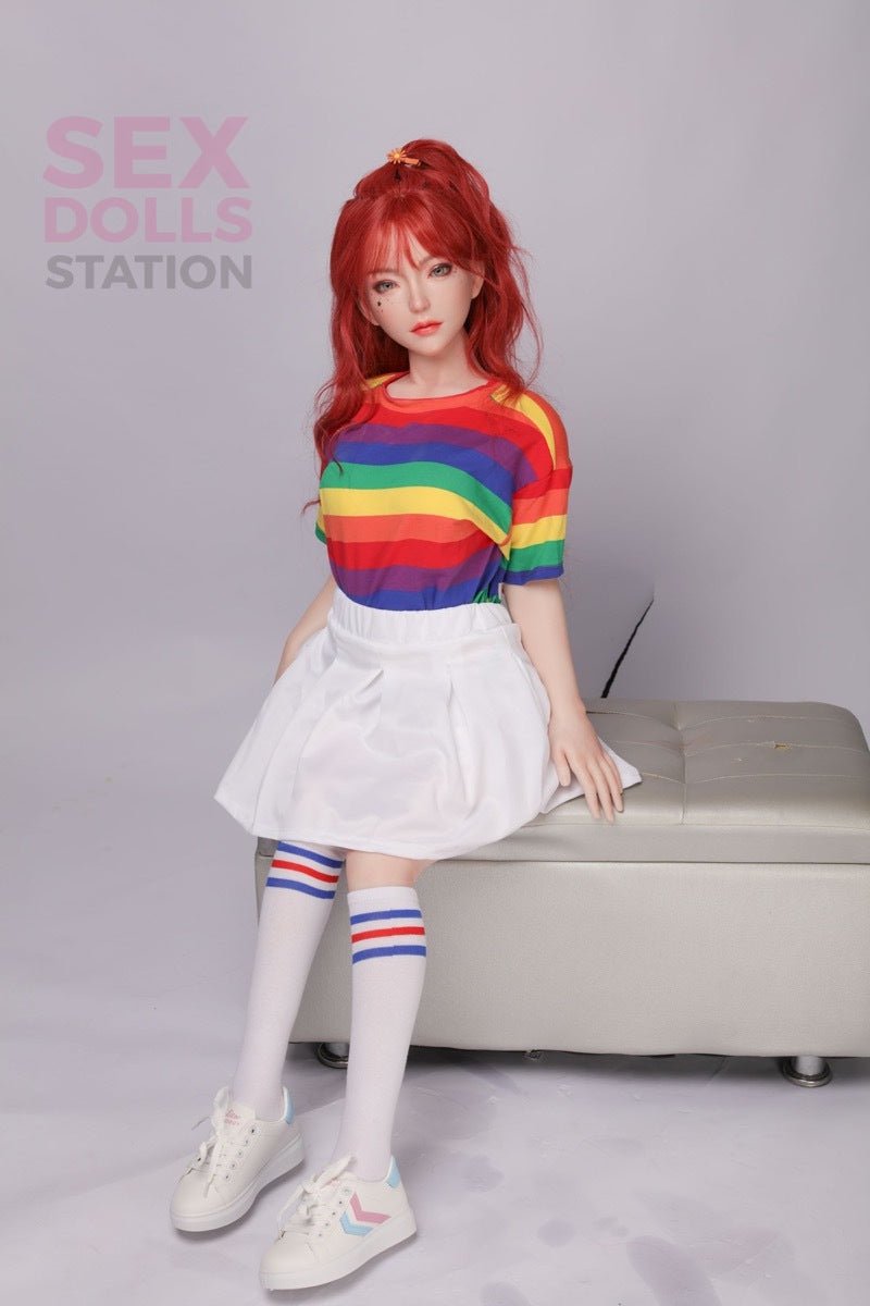 Poppy- Realistic Red hair TPE Silicone Head Sex Doll - Image 30