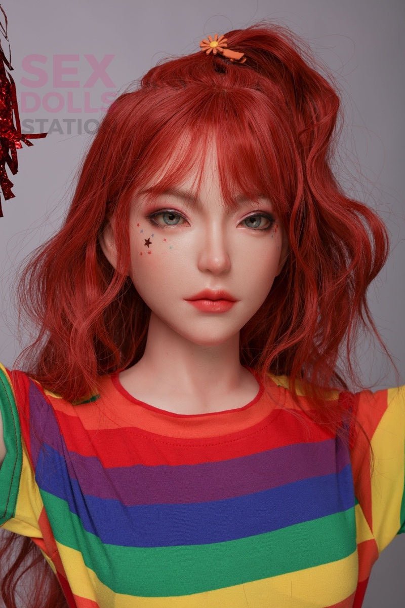 Poppy- Realistic Red hair TPE Silicone Head Sex Doll - Image 18