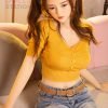Kichi-150CM Beautiful Asian Girl TPE Silicone Head Sex Doll
