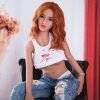 Marlene-145CM Realistic Premium Red Hair Sex Doll In Stock USA