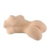 T4 45CM Natural Color Skin Ultra Realistic TPE Sex Torso - Vaginal And Anal Capabilities