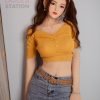 Kichi-150CM Beautiful Asian Girl TPE Silicone Head Sex Doll