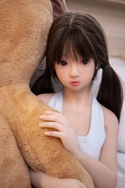 70 Petite Brown-Haired Sex Doll Torso with Cute Head With Hand- Realistic TPE Masturbator