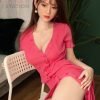 Hisa-160CM Beautiful Asian Girl TPE Silicone Head Sex Doll In Stock USA