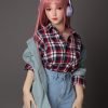Mumu-148cm Ultra Realistic  Pink Wig TPE silicone Sex Dolls