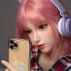 Mumu-148cm Ultra Realistic  Pink Wig TPE silicone Sex Dolls