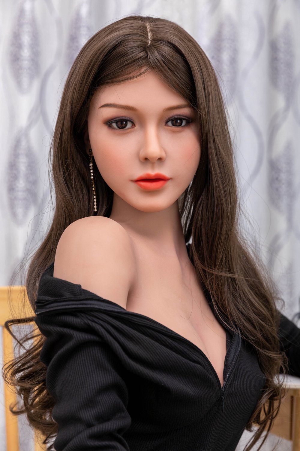 Attlee -158CM Ultra Realistic Asian Brown Hair TPE Love Doll