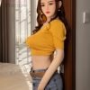 Kichi-150CM Beautiful Asian Girl TPE Silicone Head Sex Doll