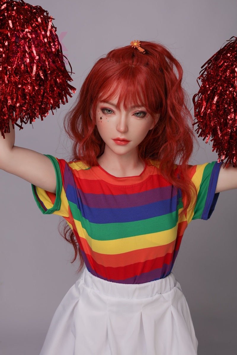 Poppy- Realistic Red hair TPE Silicone Head Sex Doll - Image 16