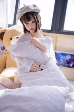 Jennings-148cm Cute Asian Short-Haired Ultra Realistic TPE Silicone Sex Doll