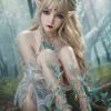 Sibyl - Full Silicone Flat Chest Fantasy Elf Adult Doll with Movable Mouth