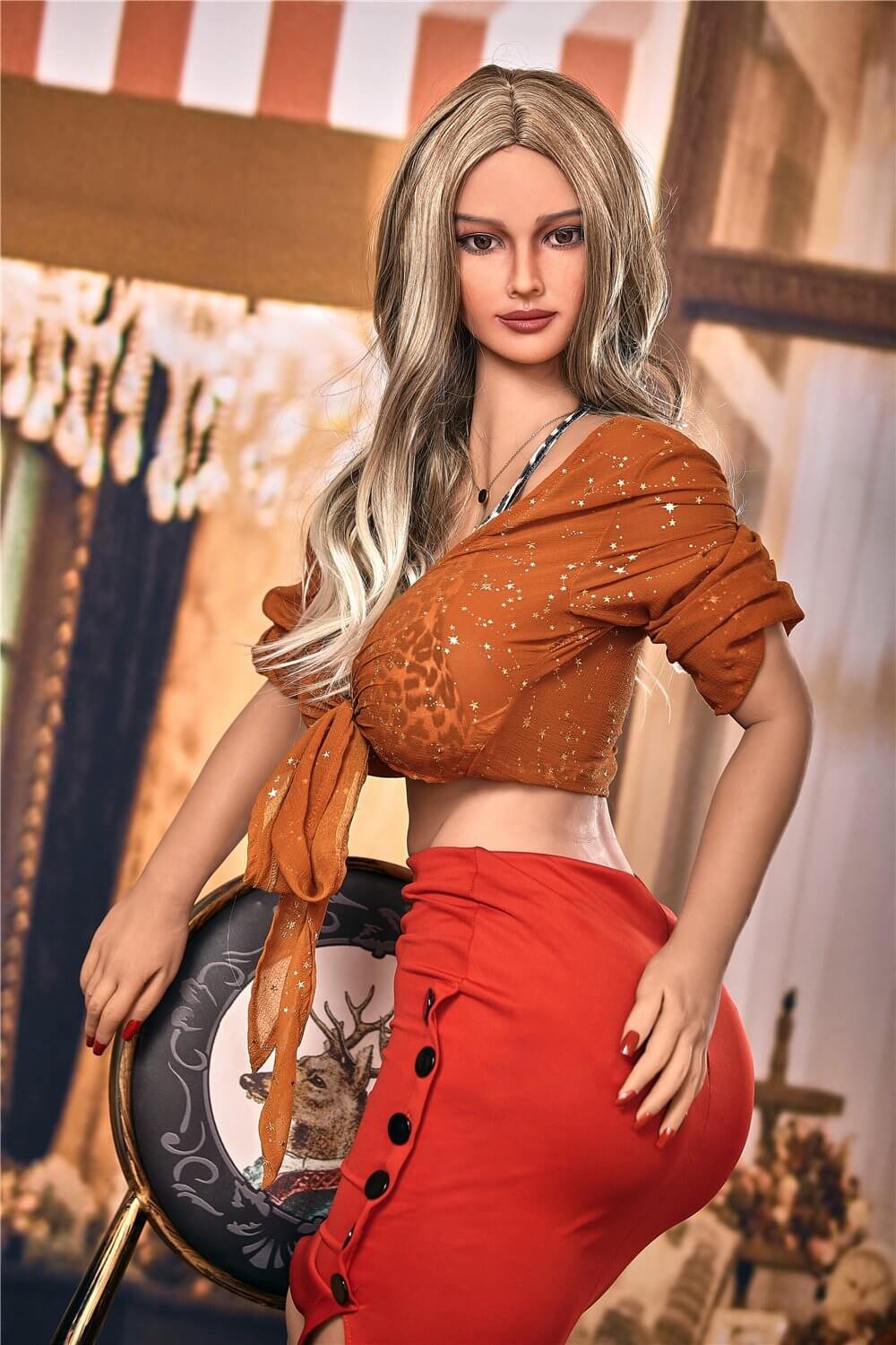 Jameela-158CM(5.1ft)Real Doll Adult Sex Full Size Blonde Love Doll - Image 3
