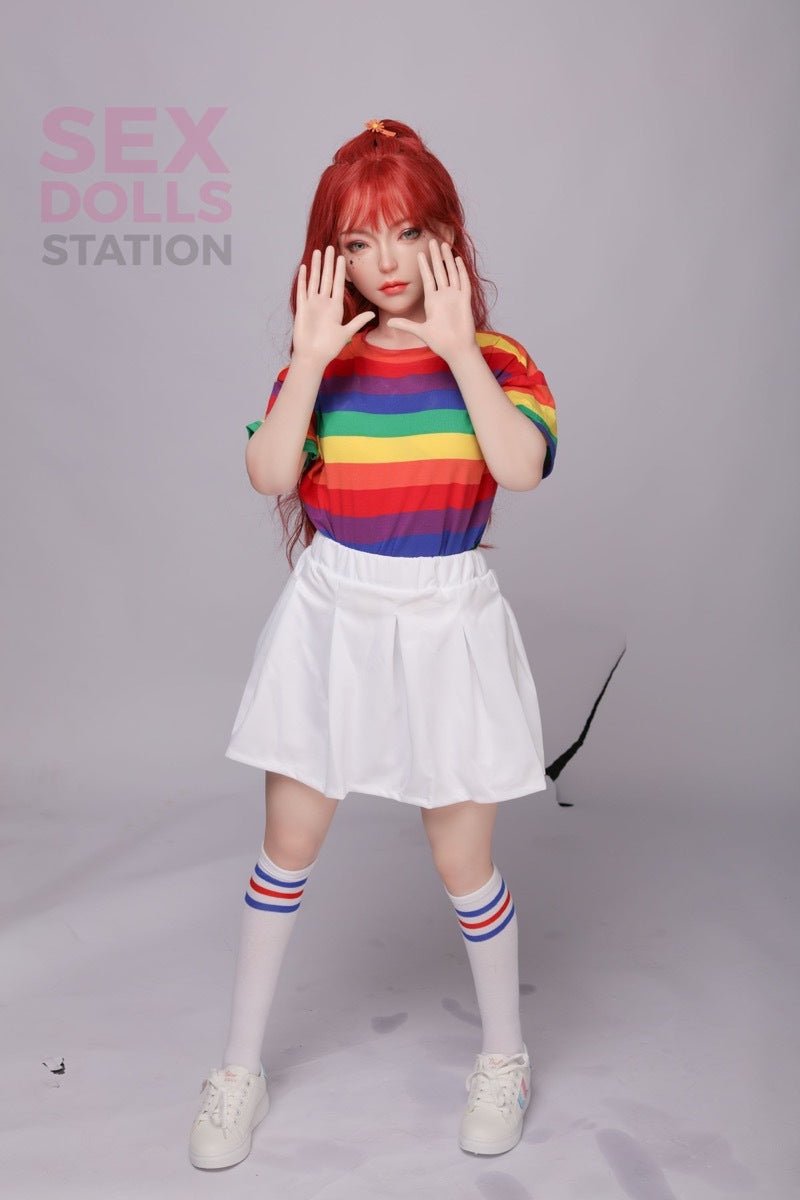 Poppy- Realistic Red hair TPE Silicone Head Sex Doll - Image 24