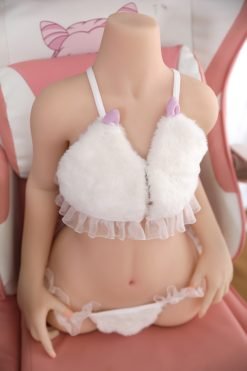 55cm Lifelike TPE Flat-Chested Sex Torso with Realistic Vaginal and Anal Features
