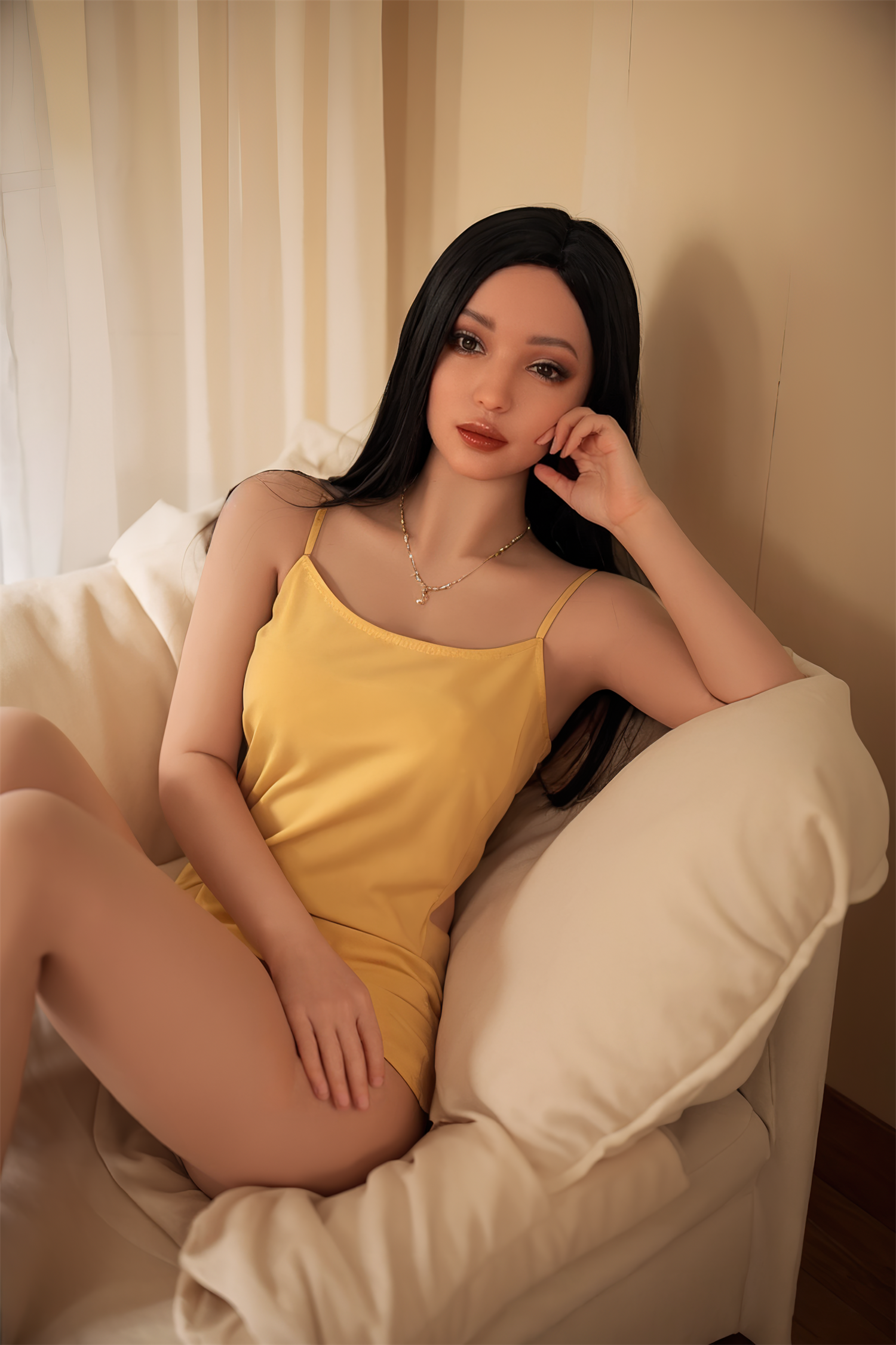 Craigie-166cm (5.4 Feet) Celebrity Adult Silicone Head Love Doll