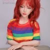 Poppy- Realistic Red hair TPE Silicone Head Sex Doll