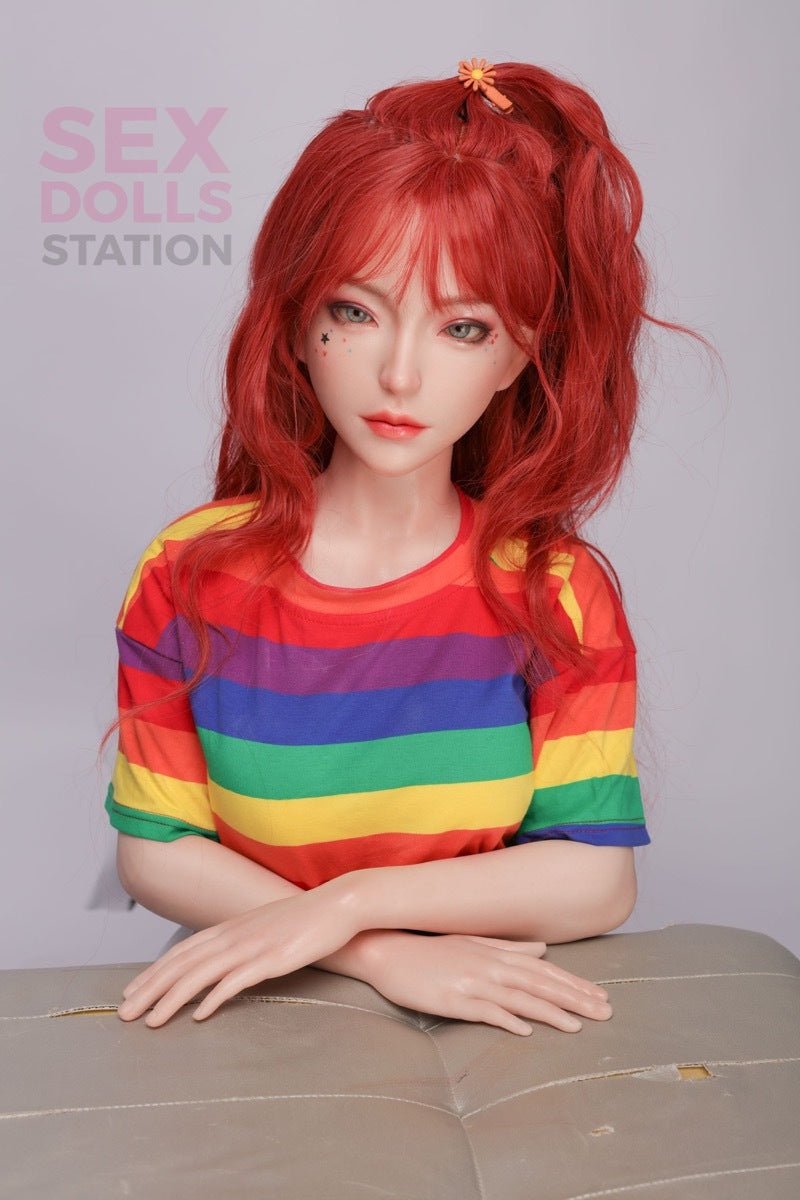 Poppy- Realistic Red hair TPE Silicone Head Sex Doll - Image 34