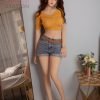 Kichi-150CM Beautiful Asian Girl TPE Silicone Head Sex Doll