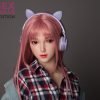 Mumu-148cm Ultra Realistic  Pink Wig TPE silicone Sex Dolls
