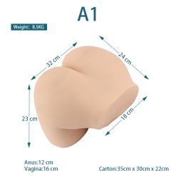 A1 TPE Light Color Skin Ass With Vaginal and Anal