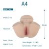 A4 TPE Natural Color Skin Ass With Vaginal and Anal