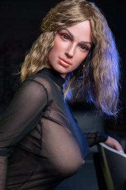 Nacy-153CM Beautiful BBW TPE Silicone Head Blonde Love Doll