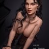 Gia - 148cm Ultra Realistic European Black Curly-Haired Full Silicone Love Doll