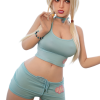 Prudence-165cm (5.4ft) Blonde Blue-Eyed Full Silicone Movable jaw Love Doll
