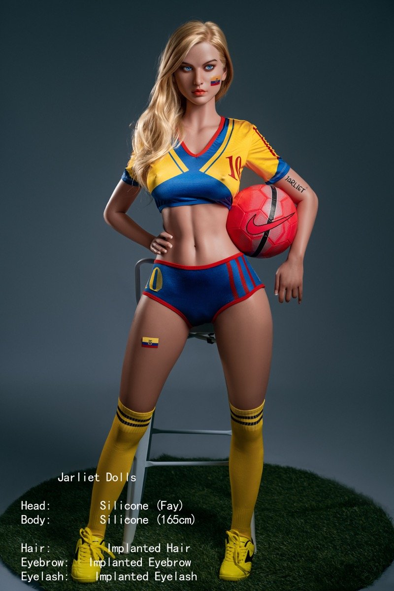 Fay-165cm (5.4ft) Blonde Blue-Eyed Full Silicone Western Love Doll - Image 6