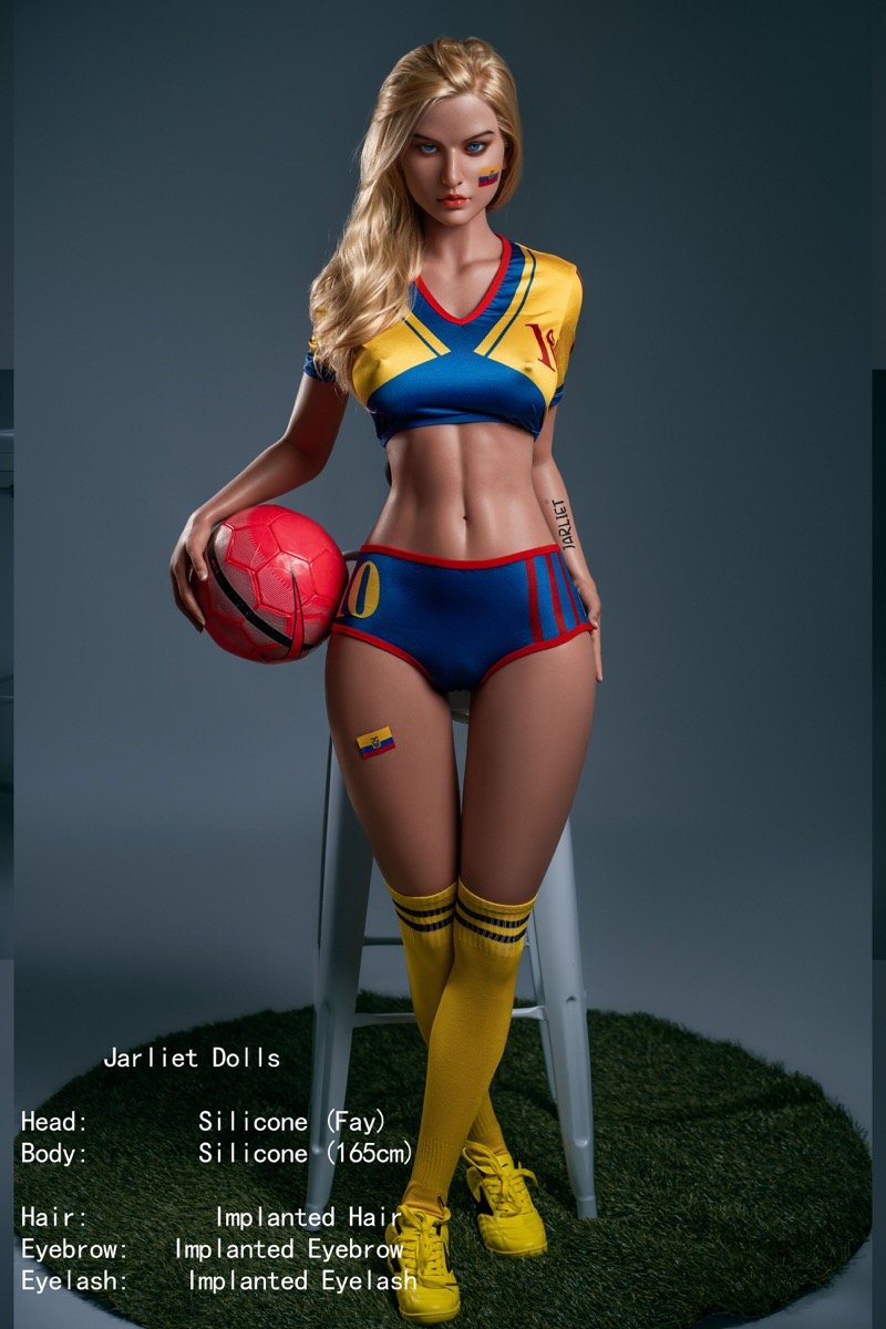 Fay-165cm (5.4ft) Blonde Blue-Eyed Full Silicone Western Love Doll - Image 9