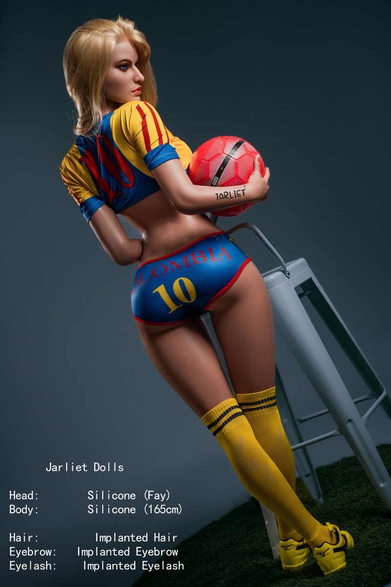 Fay-165cm (5.4ft) Blonde Blue-Eyed Full Silicone Western Love Doll - Image 20