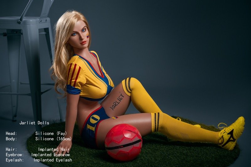 Fay-165cm (5.4ft) Blonde Blue-Eyed Full Silicone Western Love Doll - Image 24