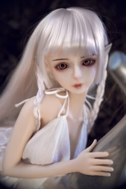 Haggai  - Full Silicone Cute Elf White-Haired Adult Figure