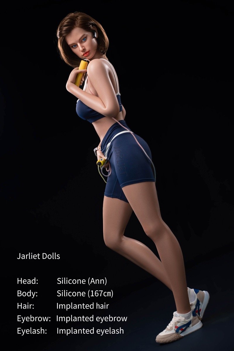 Ann - 167cm (5.4ft) Athletic Full Silicone Tan Sex Doll Fitness Body Love Doll - Image 20