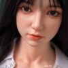 Lynn - 167cm (5.4ft) Sleek Asian Full Silicone Sex Doll with Jet-Black Hair