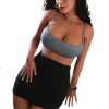Renata Edie-163CM Silicone Head and TPE Body Movable jaw Fat BBW doll