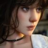 Yanny-160CM Authentic Western Brunette TPE Doll with Silicone Head