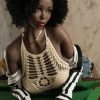 Sophia - 158CM (5.1ft) Gcup Black TPE Ebony Sex Doll