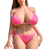 Browne - 165CM (5.4ft) Golden-Haired, Blue-Eyed Super Plus-Size Celebrity Realistic Adult Love Doll