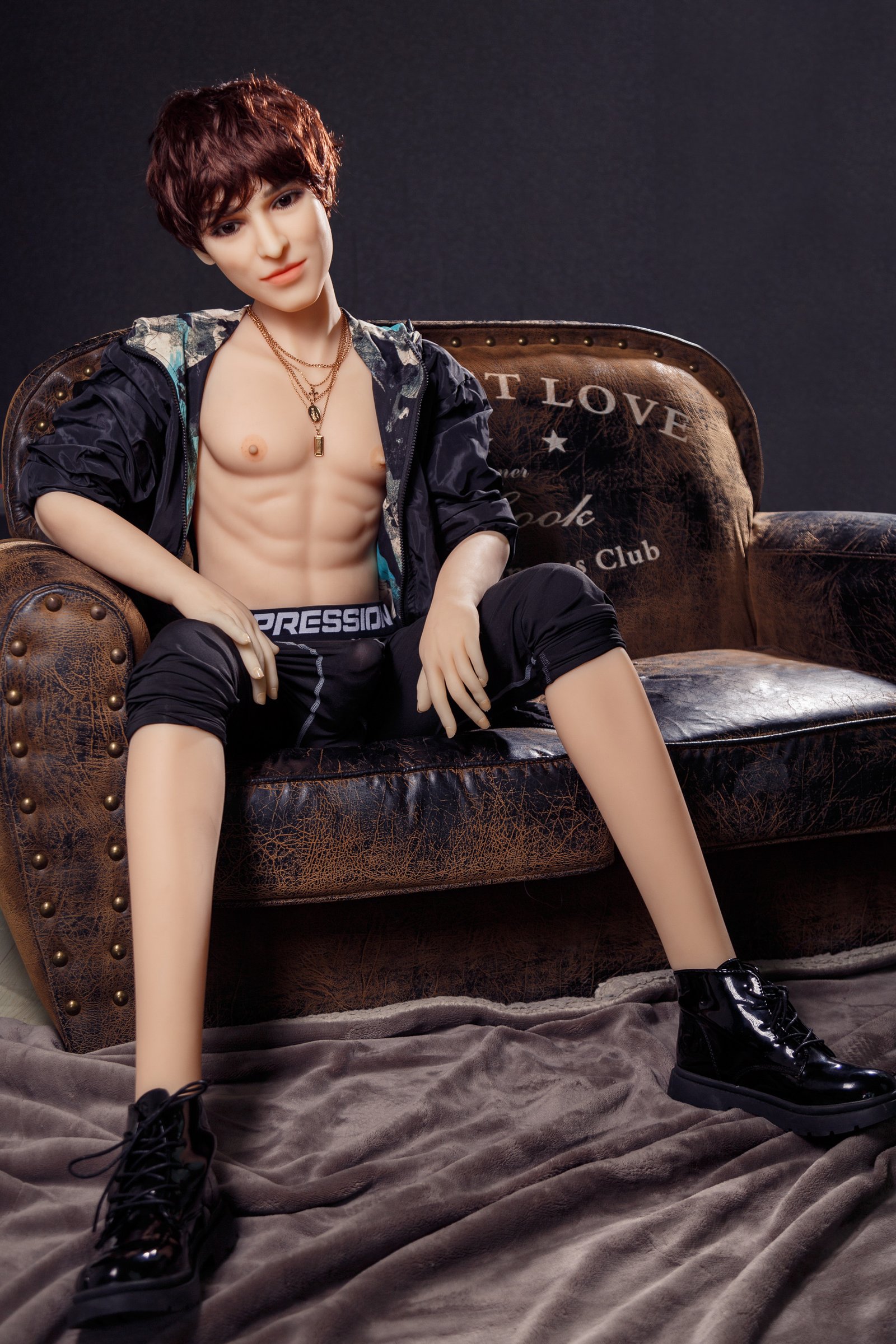 David-AiBei Doll 160CM Handsome and Strong Male Sex Doll