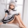 Lolita - 70cm Charming White-Haired Maid Outfit Adult Anime Figurine