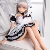 Lolita - 70cm Charming White-Haired Maid Outfit Adult Anime Figurine