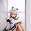 Lolita - 70cm Charming White-Haired Maid Outfit Adult Anime Figurine
