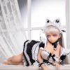 Lolita - 70cm Charming White-Haired Maid Outfit Adult Anime Figurine