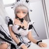 Lolita - 70cm Charming White-Haired Maid Outfit Adult Anime Figurine